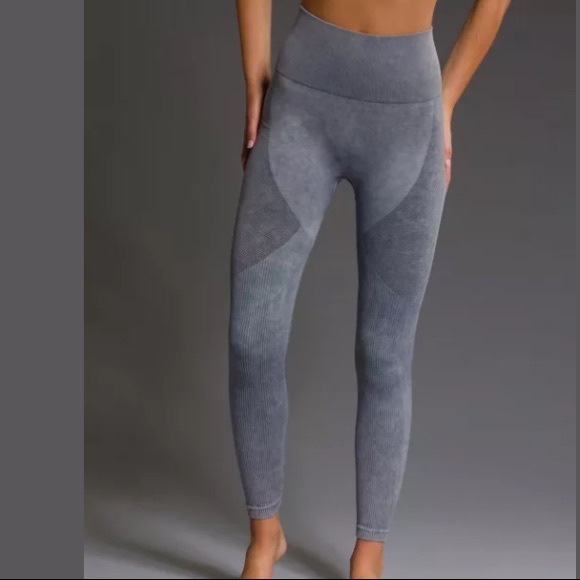 Onzie Flow Seamless Stone Wash Legging Slate Grey - Picture 3 of 12